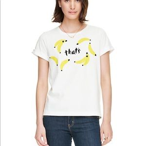 Kate Spade ‘that’s bananas’ tee🍌🍌